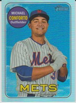 2018 Topps Heritage Chrome Refractor #THC-364 Michael Conforto
