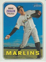 2018 Topps Heritage #435 Brad Ziegler