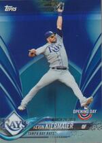 2018 Topps Opening Day Blue Foil #97 Kevin Kiermaier