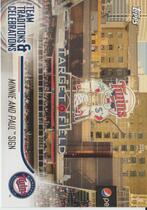 2018 Topps Opening Day Team Traditions and Celebrations #TTC-MS Minnie And Paul Sign