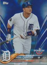 2018 Topps Opening Day Blue Foil #46 Miguel Cabrera