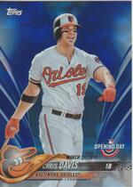 2018 Topps Opening Day Blue Foil #146 Chris Davis