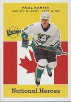 2000 Upper Deck Vintage National Heroes #NH1 Paul Kariya