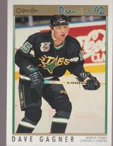 1991 O-Pee-Chee OPC Premier #128 Dave Gagner
