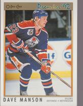 1991 O-Pee-Chee OPC Premier #137 Dave Manson