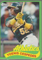 2014 Topps 1989 Topps Die Cut Minis Series 2 #TM-85 Yoenis Cespedes