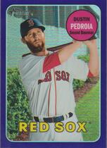 2018 Topps Heritage Chrome Hot Box Purple Refractor #THC-349 Dustin Pedroia