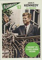 2012 Topps Heritage News Flashbacks #NF-JKE John F. Kennedy