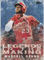 2018 Topps Legends in the Making Blue Series 2 #LITM-12 Marcell Ozuna