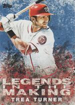 2018 Topps Legends in the Making Blue Series 2 #LITM-21 Trea Turner