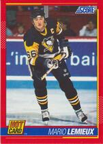 1991 Score Hot Cards #5 Mario Lemieux