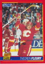 1991 Score Hot Cards #7 Theoren Fleury
