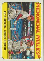 2018 Topps Heritage High Number Combo Cards #CC-4 Odubel Herrera|Rhys Hoskins
