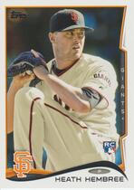 2014 Topps Base Set #249 Heath Hembree