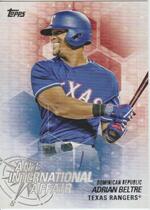 2018 Topps Update An International Affair #IA-14 Adrian Beltre