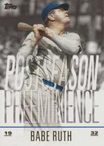 2018 Topps Update Postseason Preeminence #PO-11 Babe Ruth