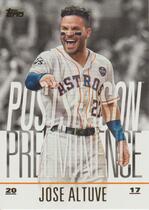 2018 Topps Update Postseason Preeminence #PO-22 Jose Altuve