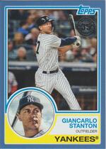 2018 Topps Update 1983 Topps 35th Blue #83-28 Giancarlo Stanton