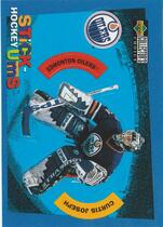 1997 Upper Deck Collectors Choice Stick'Ums #6 Curtis Joseph