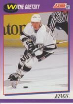 1991 Score Base Set #100 Wayne Gretzky