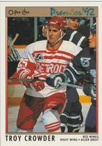 1991 O-Pee-Chee OPC Premier #169 Troy Crowder