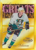 2000 Topps Gold Label Golden Greats #GG10 Teemu Selanne
