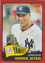 2014 Topps Heritage Target Red Border #433 Derek Jeter