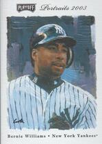 2003 Playoff Portraits #53 Bernie Williams