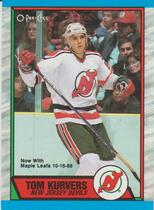 1989 O-Pee-Chee OPC Base Set #9 Tom Kurvers