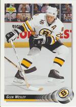 1992 Upper Deck Base Set #244 Glen Wesley