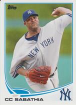 2013 Topps Base Set #52 Cc Sabathia