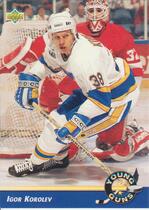 1992 Upper Deck Base Set #581 Igor Korolev
