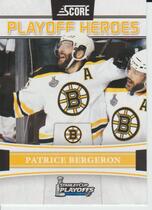 2011 Score Playoff Heroes #9 Patrice Bergeron