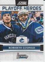 2011 Score Playoff Heroes #10 Roberto Luongo