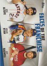 2019 Topps Faces of the Franchise Trios #FOF-12 Jeff Bagwell|Jose Altuve|Nolan Ryan