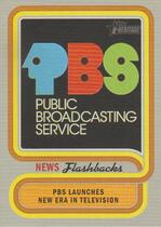2019 Topps Heritage News Flashbacks #NF-6 Pbs Begins Broadcasting
