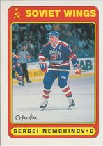 1990 O-Pee-Chee OPC Base Set #493 Sergei Nemchinov