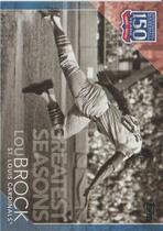2019 Topps 150 Years of Baseball Greatest Seasons Blue #GS-11 Lou Brock