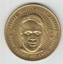 1997 Pinnacle Mint Coins Brass #7 Teemu Selanne
