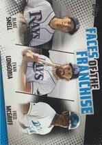 2019 Topps Faces of the Franchise Trios Black #FOF-30 Blake Snell|Evan Longoria|Fred Mcgriff