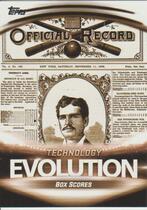 2019 Topps Evolution of Technology #ET-4 Box Scores|Mlb At Bat App