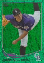 2013 Topps Emerald Series 2 #657 Jorge De La Rosa