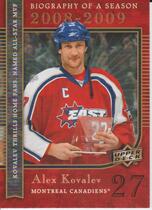 2008 Upper Deck Biography of a Season #BS24 Alex Kovalev