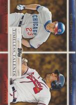 2012 Topps Timeless Talents #TT-10 Dan Uggla|Ryne Sandberg