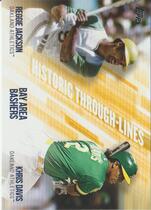 2019 Topps Historic Through Lines #HTL-25 Khris Davis|Reggie Jackson