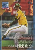 2019 Topps 150 Years of Baseball Greatest Players Blue #GP-34 Rollie Fingers