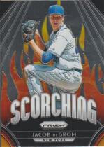 2019 Panini Prizm Scorching #S4 Jacob Degrom