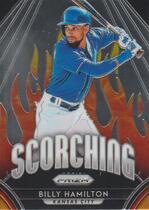 2019 Panini Prizm Scorching #S10 Billy Hamilton