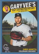 2019 Topps Gary Vees Top Entrepreneurs Blue #GV-7 Chris Iannetta