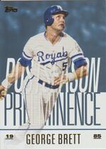 2018 Topps Update Postseason Preeminence Blue #PO-6 George Brett